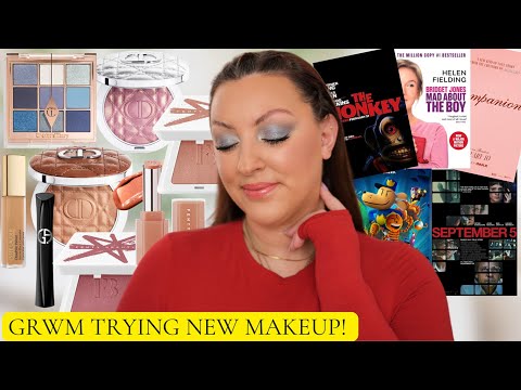 GRWM NEW MAKEUP AND MOVIES | Dior, Fenty, Charlotte Tilbury & MORE!