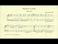Bach, Minuet in G major, BWV 841, Piano