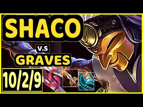 CHASESHACO (SHACO) vs GRAVES - 10/2/9 KDA JUNGLE CHALLENGER GAMEPLAY - NA