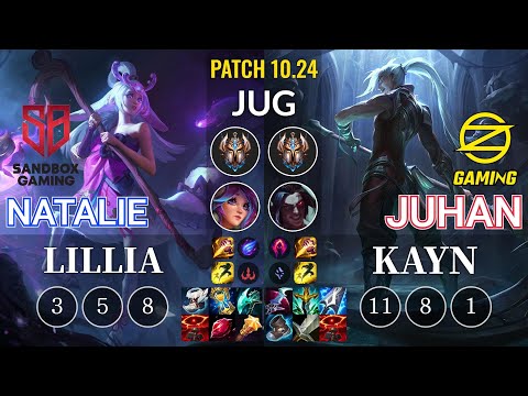SB Natalie Lillia vs OZ Juhan Kayn Jungle - KR Patch 10.24