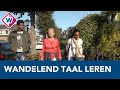 Wandelend Nederlands leren: 'Dit is super, want buiten kan veel meer dan binnen' - Omroep West