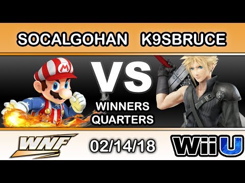 WNF 1.2 - SoCalGohan (Mario) Vs. K9sbruce (Cloud) Winners Quarters - Smash 4