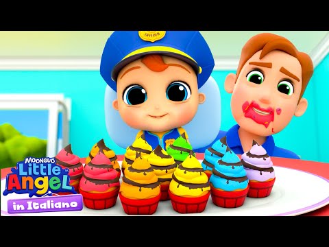 Chi Ha Mangiato Il Mio Dolcetto? | Cartoni Animati con Gianni Piccino - Little Angel Italiano