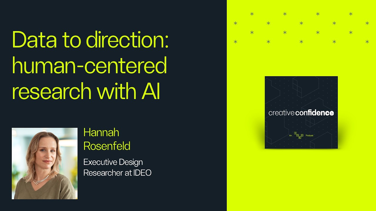Turn Data Into Direction: Human-Centered Research with AI