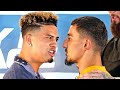 ANESONGIB REFUSES TO BREAK INTENSE STARE DOWN WITH AUSTIN MCBROOM! BOTH TRADE WORDS AT FINAL PRESSER