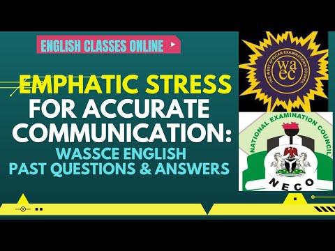 EMPHATIC STRESS FOR ACCURATE COMMUNICATION