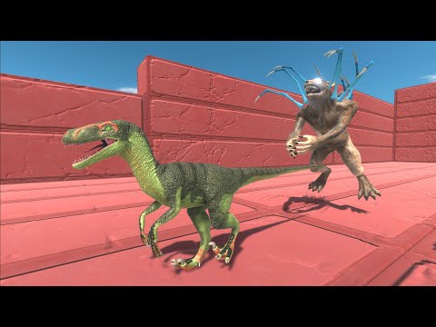 Trying to escape from ALIEN WEREWOLF - Animal Revolt Battle Simulator