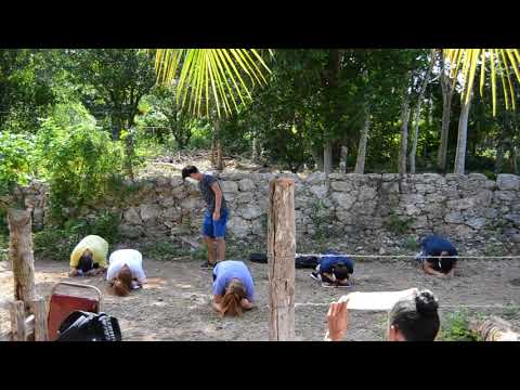 2017 Yucatan Mask Skit in village