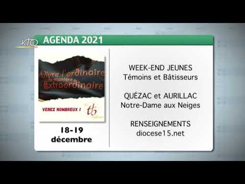 Agenda du 13 décembre 2021