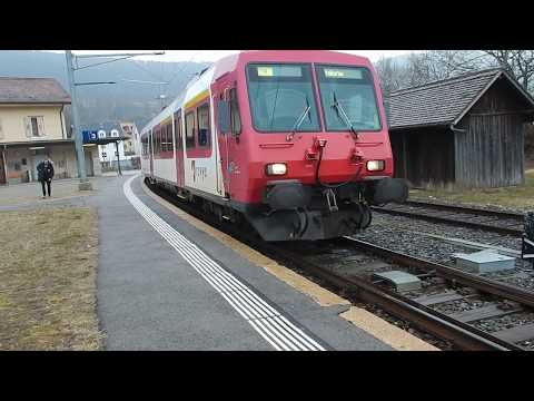 Eisenbahn Vallorbe Le Day Le Pont Le Brassus Schweiz