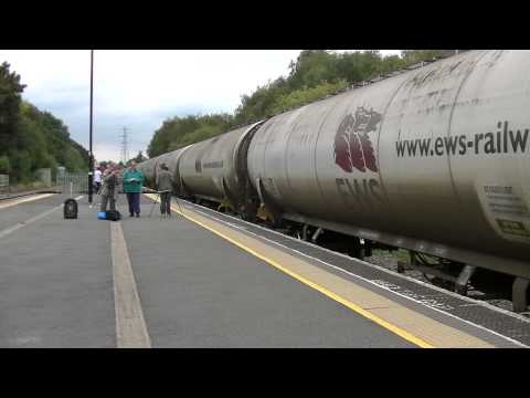 DBS class 60 at Water Orton on Lindsey Oil tanks 27/08/14