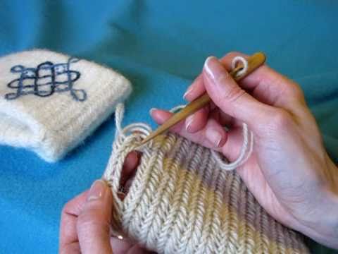 Nalbinding, To start at wrist Part 2/2 - Neulakinnas, aloitus ranteesta