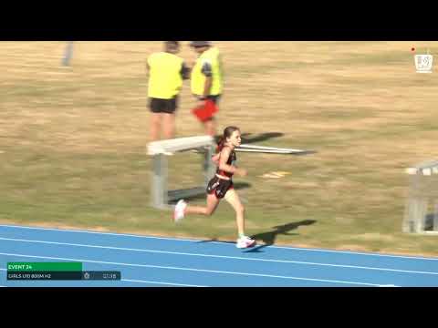 Girls U10 800m Heat 2: 2025/26 State Combined Event Championships