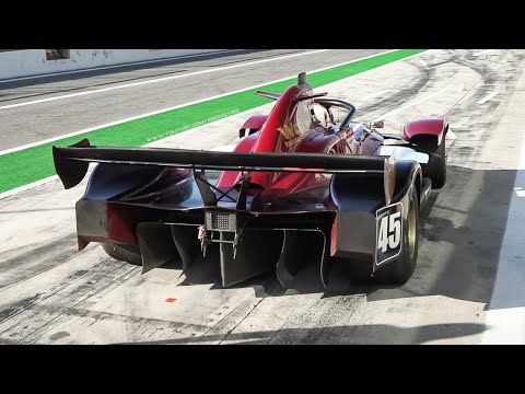 650HP/620Kg Wolf GB08 Extreme testing at Monza Circuit: Accelerations, Fly Bys & Ford V8 Sound!