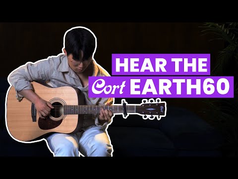 Cort Earth60 OP - Open Pore Akustik Gitar - Video