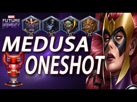 MEDUSA 👉WBU One-Shot Guide + GBR Solo Clear (Without Full Build) I Marvel Future Fight