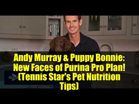 Andy Murray & Puppy Bonnie: New Faces of Purina Pro Plan! (Tennis Star's Pet Nutrition Tips)