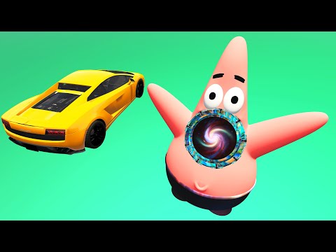 Cars vs Portal Patrick | Jumping Cars from Giant Ramp - BeamNG.Drive