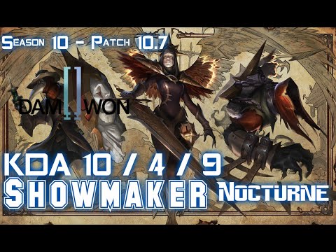 DWG Showmaker NOCTURNE vs TALON Mid - Patch 10.7 KR Ranked