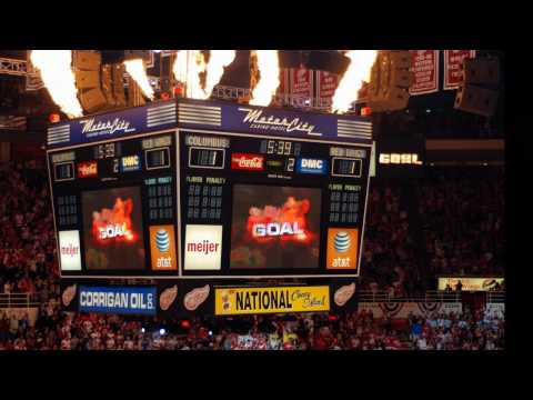 Round 1 Game 1 - 2009 Stanley Cup Playoffs - Columbus Blue Jackets vs. Detroit Red Wings