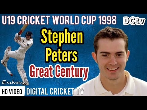 Stephen Peters Great Century / U19 Cricket World Cup 1998 Final / NZ vs ENG / Rare New HD Video 2023