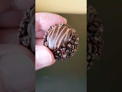 DARK CHOCOLATE FERRERO ROCHER ❤️ #shortsfeed #viral #asmr #ferrerorocher
