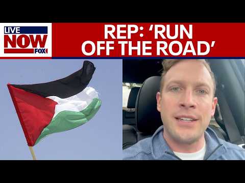 Video | GOP Congressman says he was "run off the road" by driver with Palestinian flag