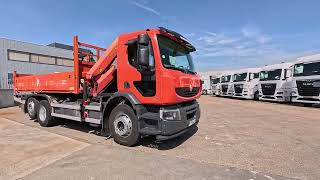 Camion-benne Renault LANDER 380 DXI + PALFINGER 16T/m+3EXT+ROTA+RADIO | Image 4 - Autoline