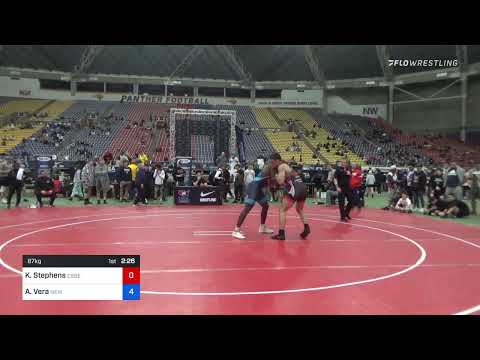 87 Kg Rr Rnd 2 - Kodiak Stephens, Ebbetts Pass Wrestling Vs Alan Vera, New York Athletic Club A4bc