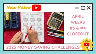 Cash Stuffing Money Saving Challenges for Weeks #3 & #4 of April - TracEy Monster Savings on Etsy