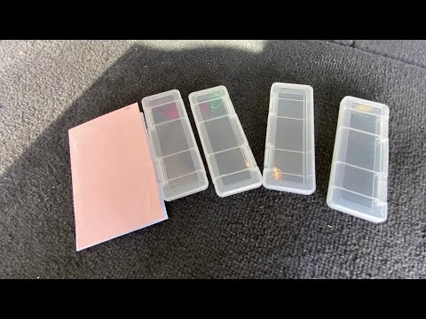 Clear Plastic M.2 2280 2260 2242 2230 SSD Drive Case Portable Holder Protective Box Storage Label