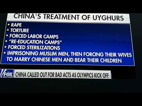 VETERAN SHERMAN: 2-4-22 OPENING OF THE BEIJING OLYMPICS. KUJI ROLLS LOYALTIES. HUMAN RIGHTS ABUSES.