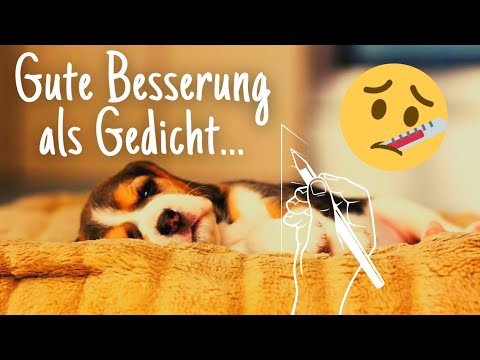 Gute Besserung für dich - Werd schnell wieder gesund - zum Teilen