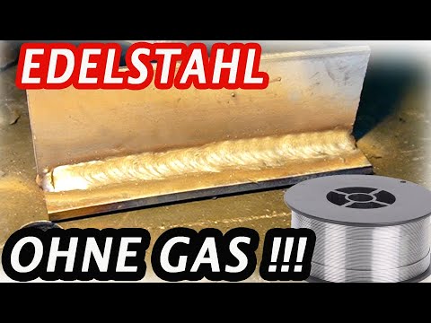Fülldraht für Edelstahl! TOP Ergebnisse ohne Schutzgas