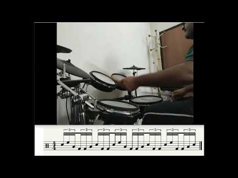 #filloftheday #drumfill   9-9-6 Triplet Fill