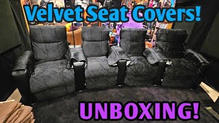 Black Velvet Seat Covers that Look & Fit Good! - Unboxing!