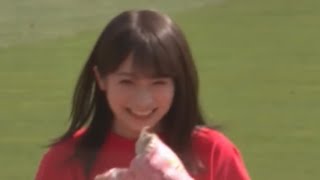 秋元真夏の始球式でピタ止め！#乃木坂46 #秋元真夏 #アイドル #始球式
