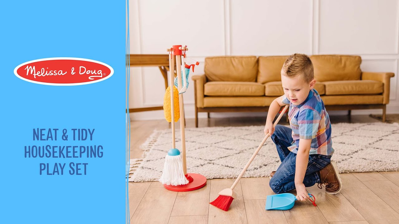 Melissa & Doug Neat & Tidy Housekeeping Play Set