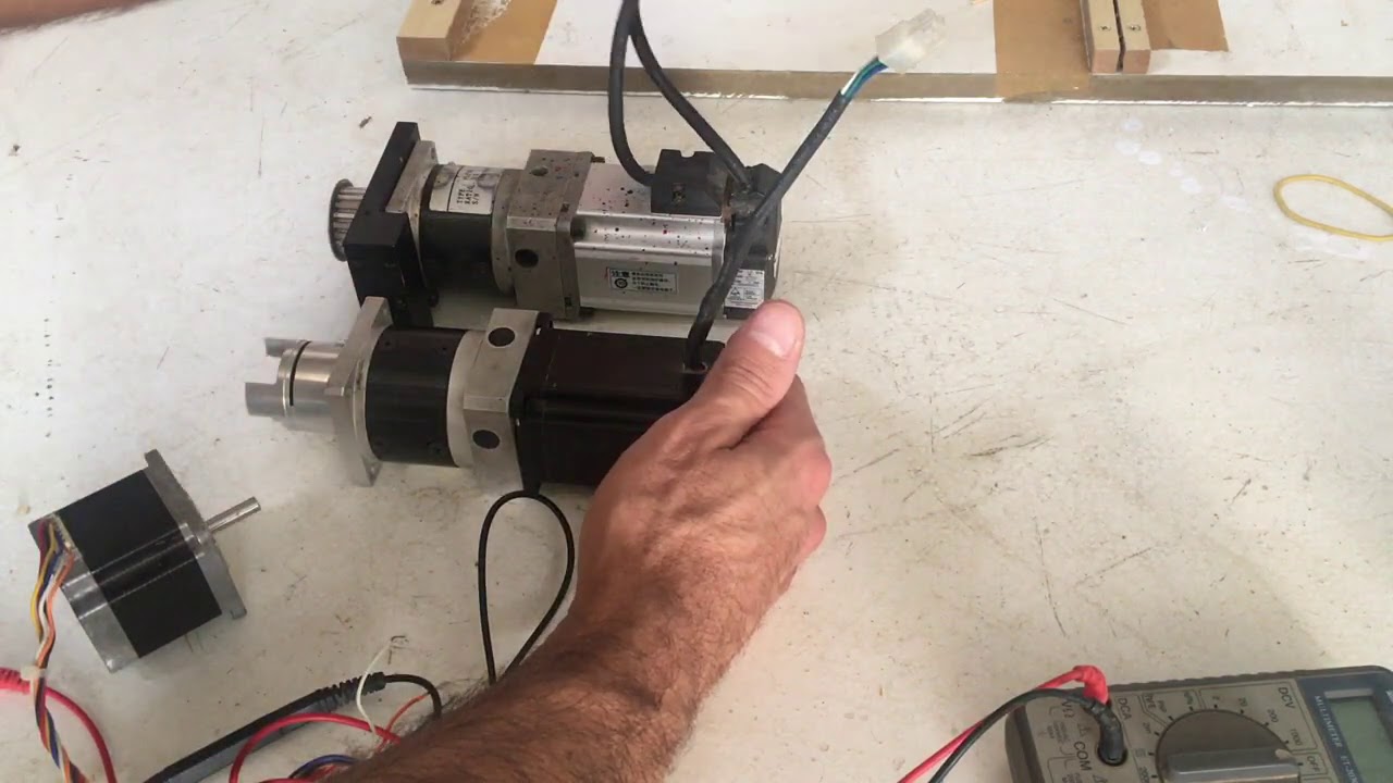 Servo motor e motores de passo cnc router  entenda o basico  bem simples panasonic msmd042p1
