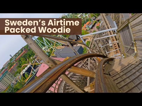 Balder Front Row POV Liseberg Sweden | One of Only 4 Intamin Pre Fab's in the World!