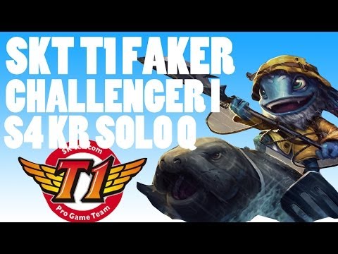 SK Telecom T1 K Faker - Fizz Mid - Korean Challenger Solo Queue