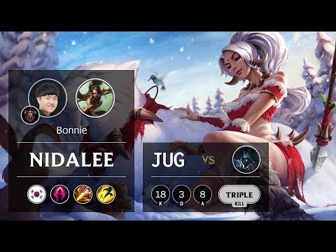 Nidalee Jungle vs Karthus - KR Grandmaster Patch 9.8