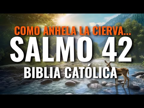 Prayer for Spiritual Dryness | Catholic Psalm 42 | Catholic Bible | Large Print and Spoken Words