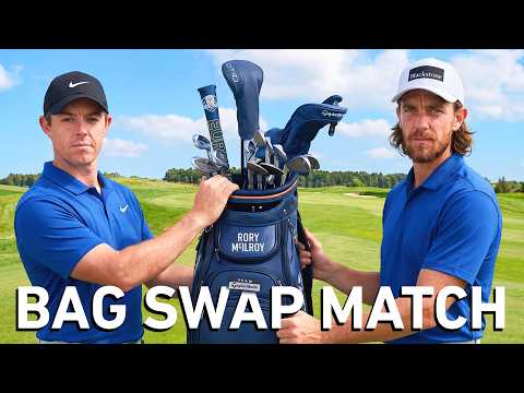 Rory McIlroy Swaps Bags With Tommy Fleetwood (3-Hole Match)