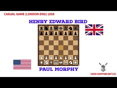 Paul Morphy vs Henry Bird | Classic Italian Game Brilliance (1858)