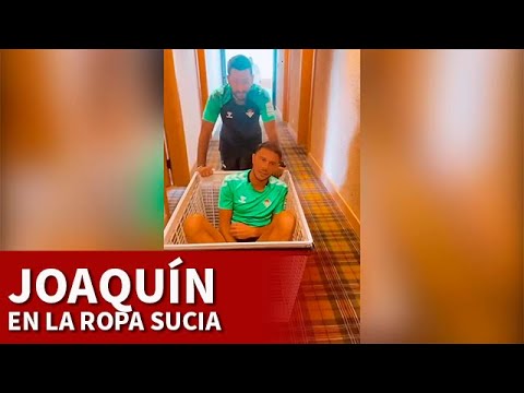BETIS | JOAQUÍN, en el carrito de la ropa sucia | DIARIO AS
