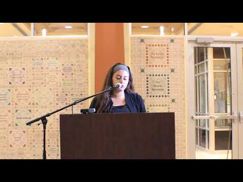 Dearborn Open Mic - Nisreen Faraj - The Girl That Draws - One Bullet and Two CHoices
