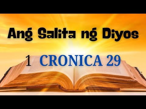 1 CRONICA 29 ANG SALITA NG DIYOS