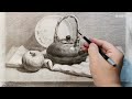 Still Life Drawing In Pencil