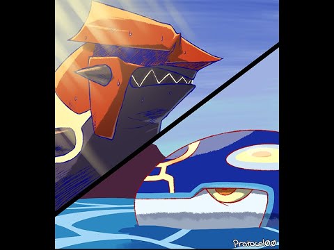 Primal Groudon vs Primal Kyogre - Pokémon Comic Dub